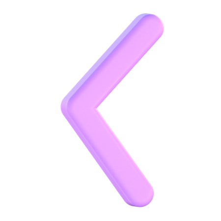 Back Arrow  3D Icon