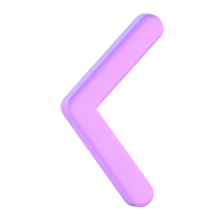 Back Arrow  3D Icon