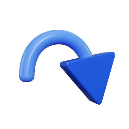 Back Arrow  3D Icon