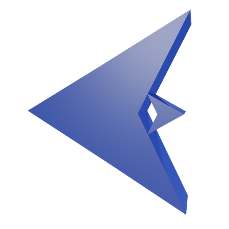 Back Arrow  3D Illustration