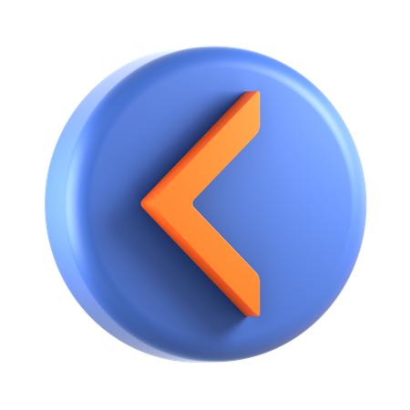 Back Button  3D Icon