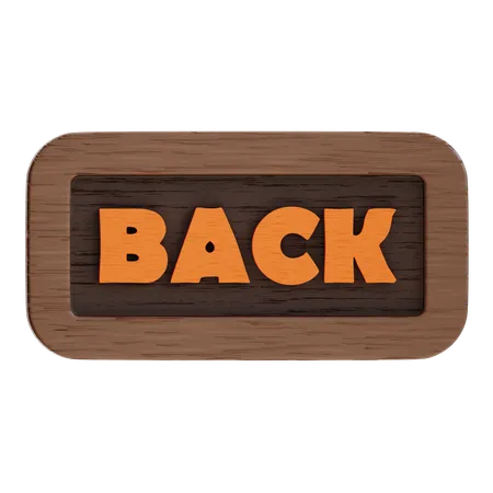 Back Button  3D Icon