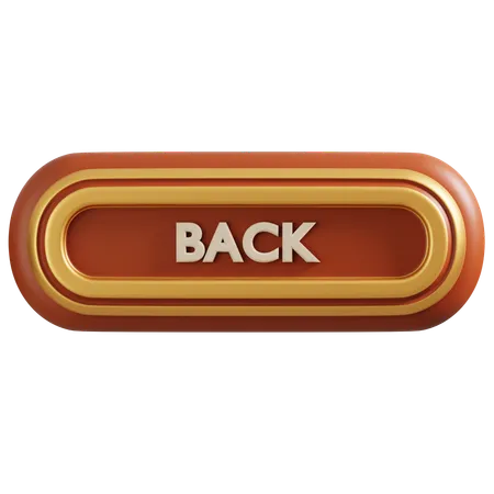 Back button  3D Icon