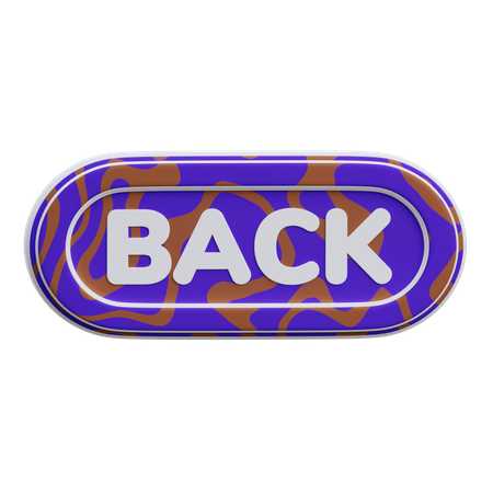 Back Button  3D Icon