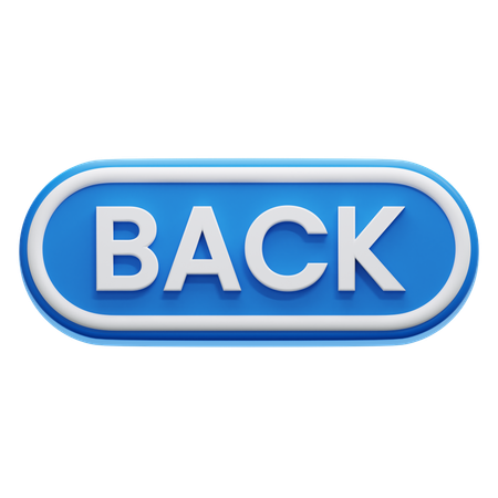 Back Button  3D Icon