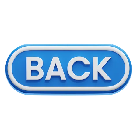 Back Button  3D Icon