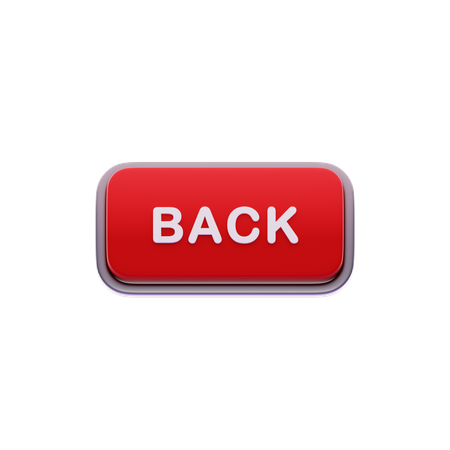 Back button  3D Icon