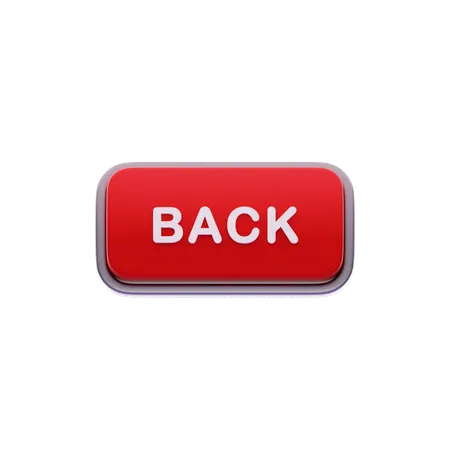 Back button  3D Icon
