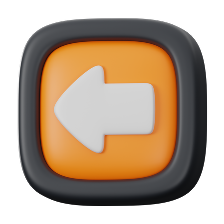 Back Button  3D Icon