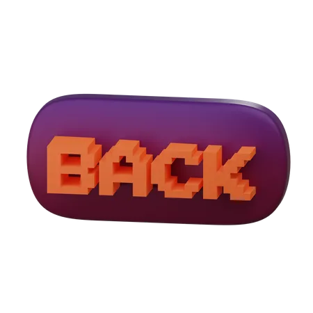 Back Button  3D Icon