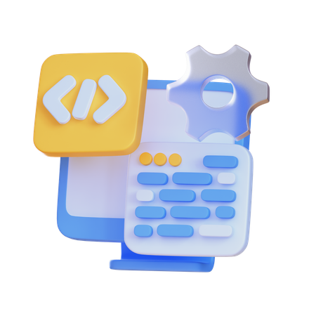 백엔드  3D Icon
