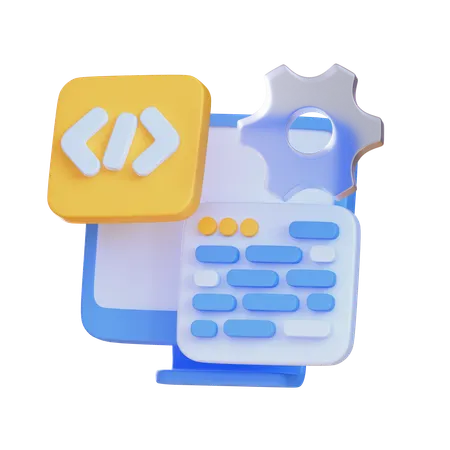 백엔드  3D Icon