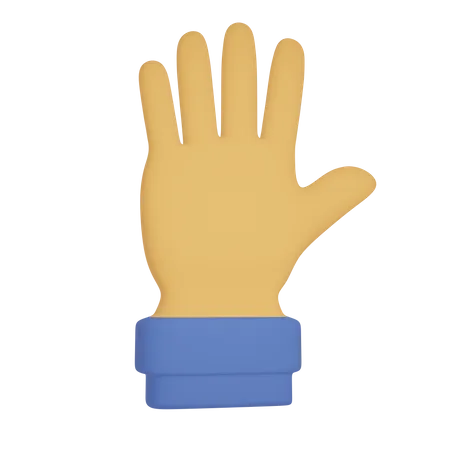 Back hand  3D Emoji