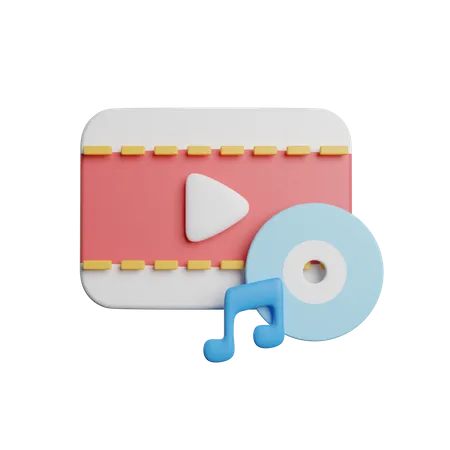 Back Sound Music  3D Icon