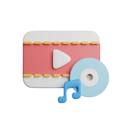 Back Sound Music 3D Icon
