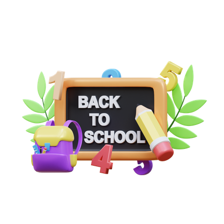 Back To School  3D Icon