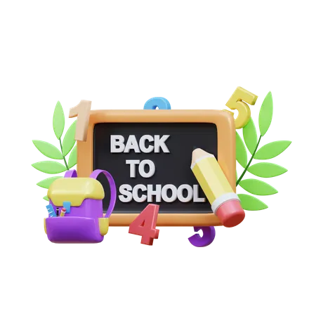 Back To School  3D Icon