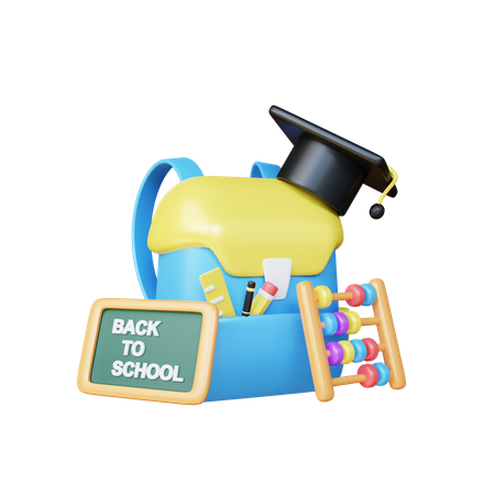 Back To School  3D Icon