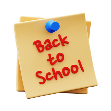 Back To School  3D Icon