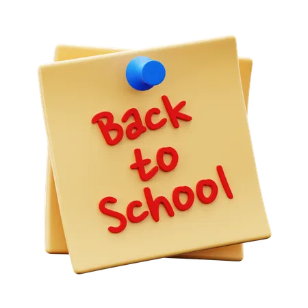 Back To School  3D Icon