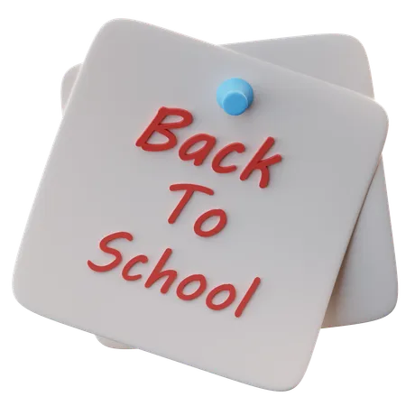 Back To School  3D Icon