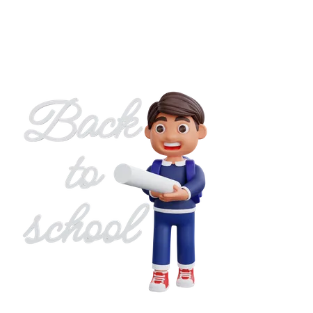 Back to school  3D Illustration