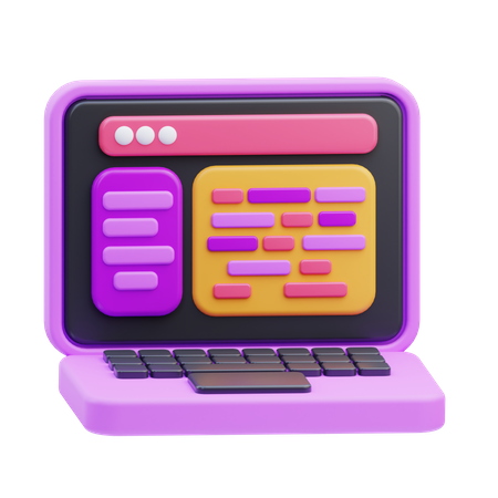 Backend Development  3D Icon