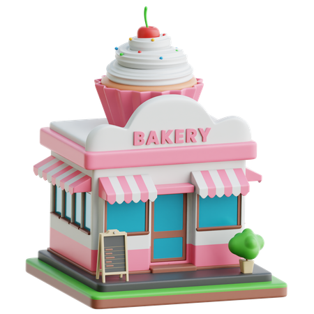 Bäckerei  3D Icon