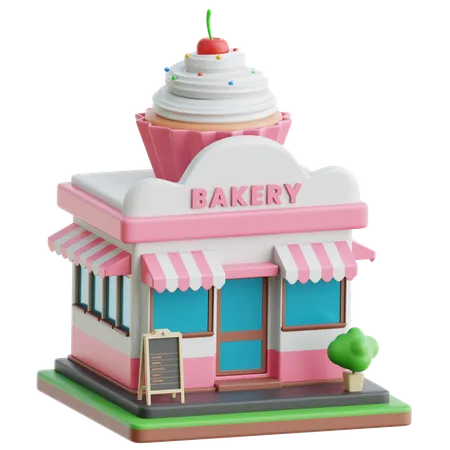 Bäckerei  3D Icon