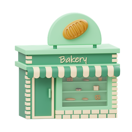 Bäckerei  3D Icon