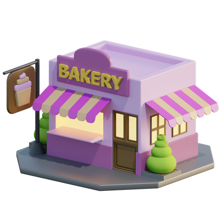 Bäckerei  3D Icon