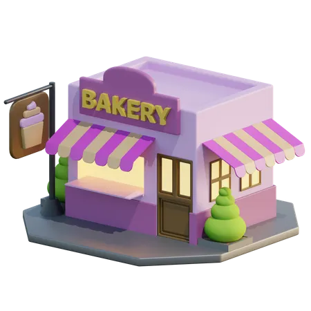 Bäckerei  3D Icon