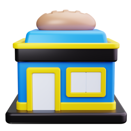 Bäckerei  3D Icon