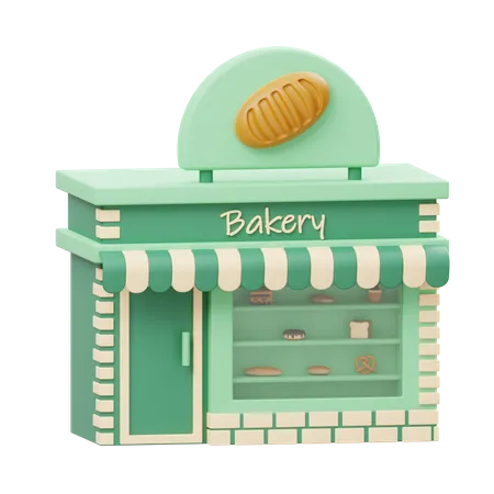 Bäckerei  3D Icon