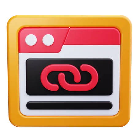 Backlink  3D Icon