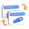 3d backlink logo