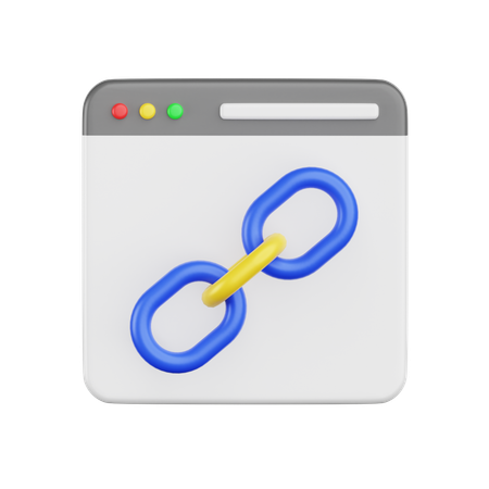 Backlinks  3D Icon