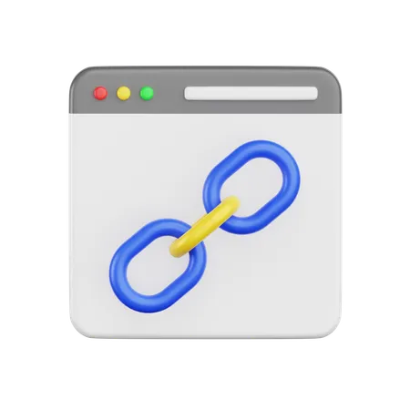 Backlinks  3D Icon