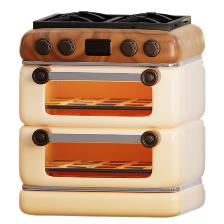 Backofen  3D Icon