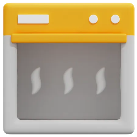 Ofen  3D Icon