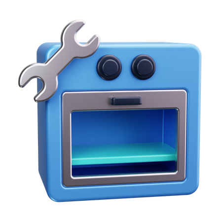 Backofenservice  3D Icon