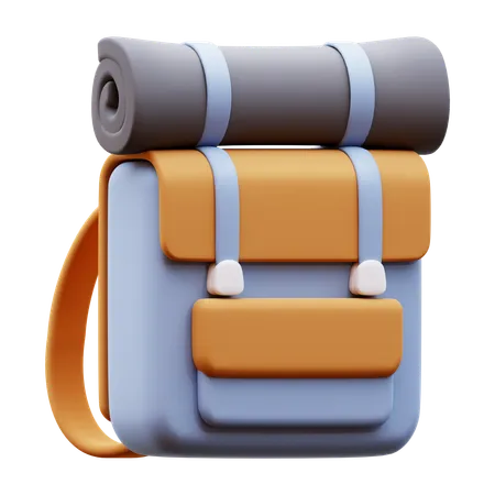 3 D Backpack Icon 3D Icon