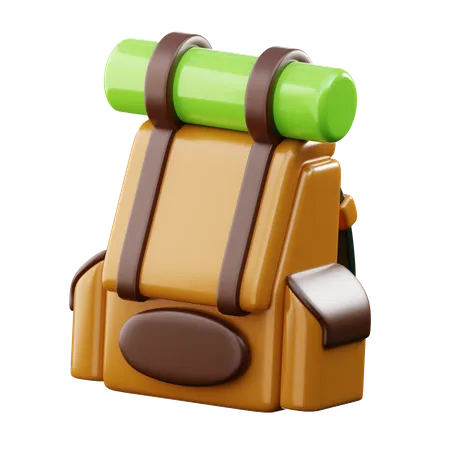 Backpack 3 D Icon 3D Icon