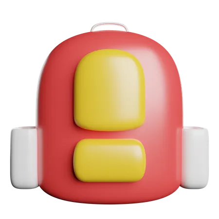 Backpack Travel Tourist 3D Icon