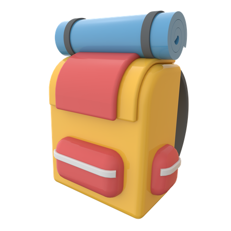 Backpack  3D Illustration