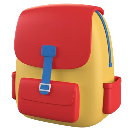 Backpack  3D Illustration