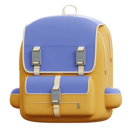 Backpack  3D Illustration