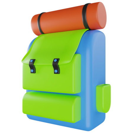 Backpack  3D Illustration