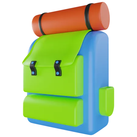 Backpack  3D Illustration