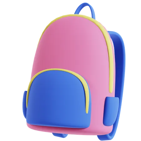 Backpack  3D Illustration